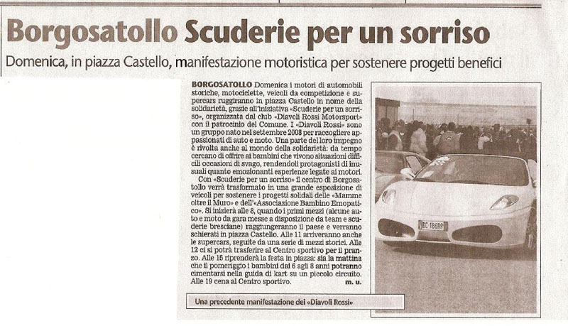 Articolo Giornale di BS