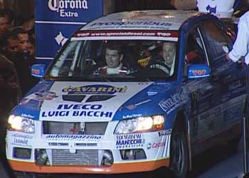 Marrini al rally del Messico